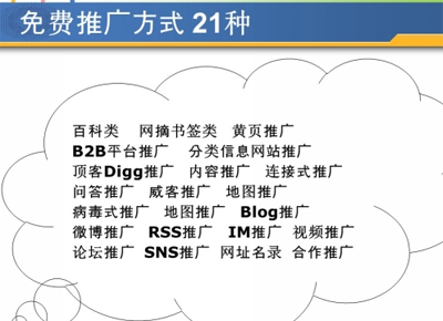 做网络推广必知的六大免费平台