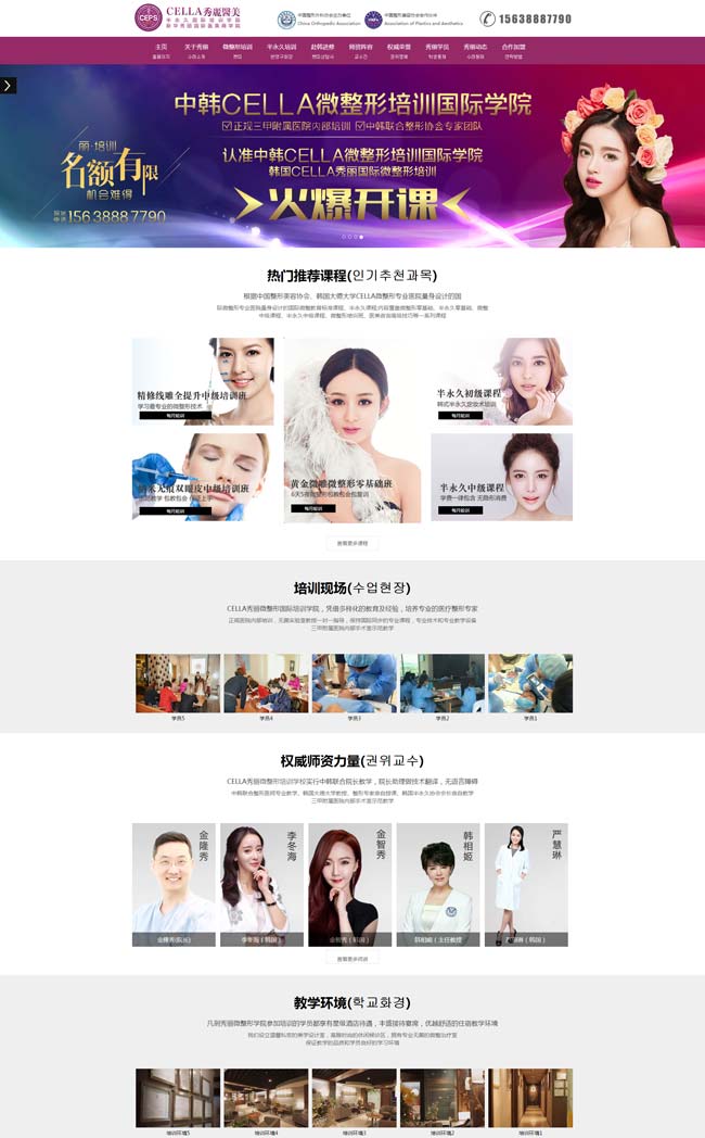 CELLA秀丽微整形建站+SEO